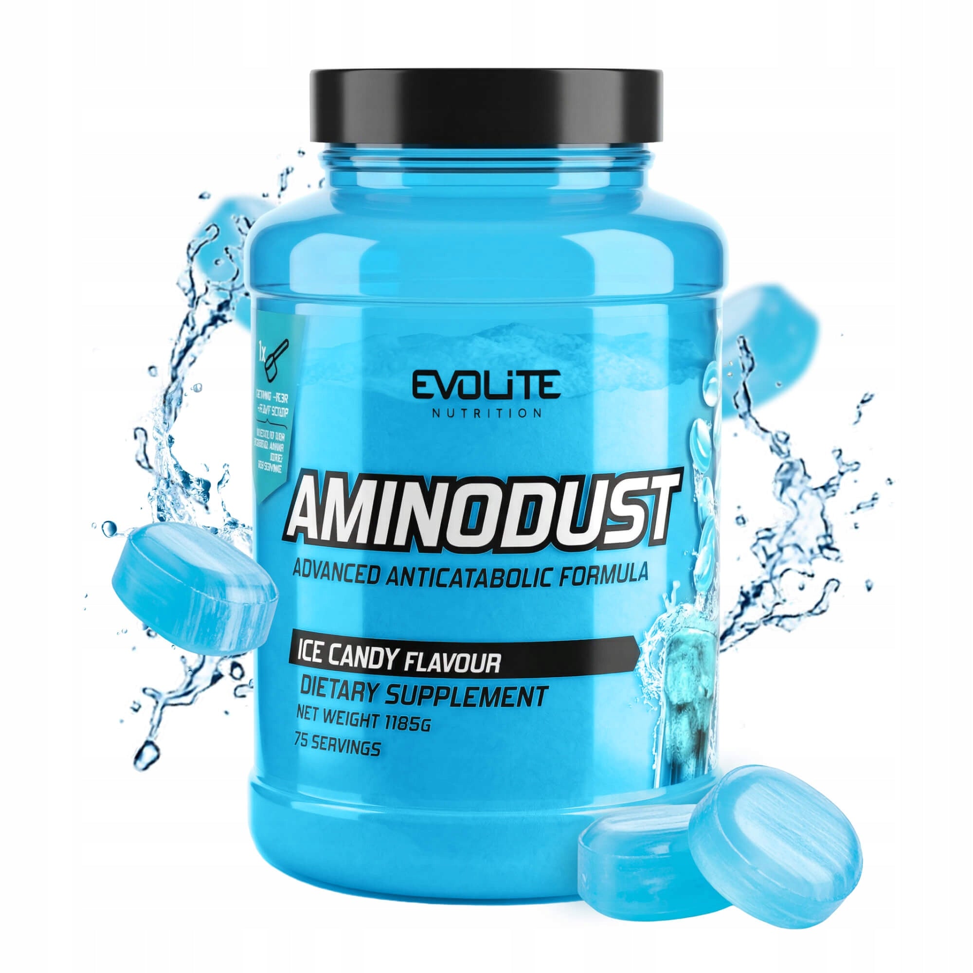 Evolite Aminodust 1185g Essential Amino Acids EAA BCAA Endogenous