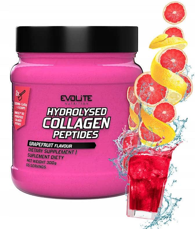 Evolite COLLAGEN 300g taste Grapefruit COLLAGEN Hydrolyzed PEPTIDES Joints