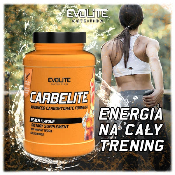 Evolite Carbelite 1500g Peach Brand Evolite Nutrition