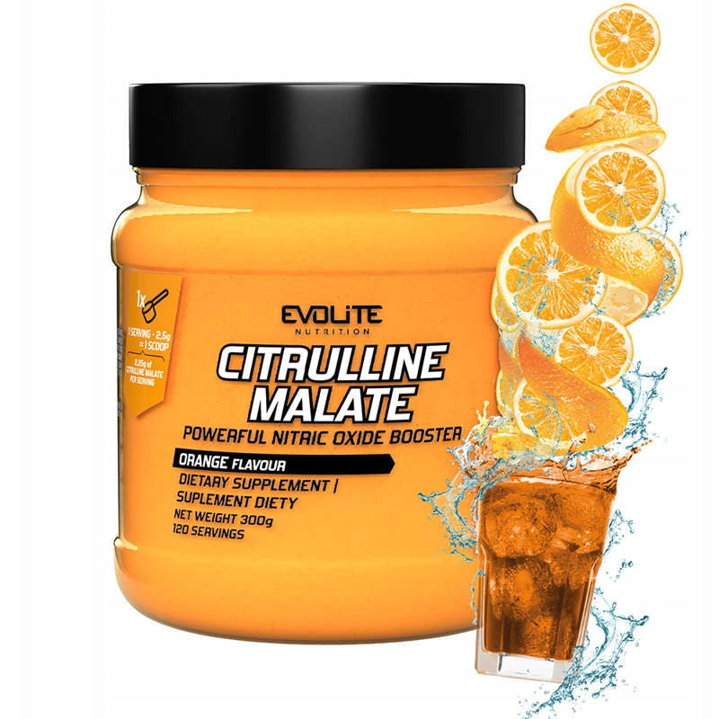 Evolite Citrulline Malate 300g orange punch Expiration date at least 3 months from the date of purchase