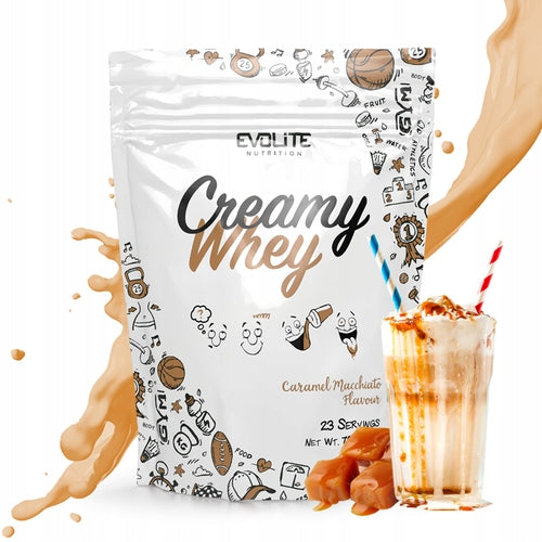 Evolite Creamy Whey 700g Creamy Protein WPC Conditioner Protein Caramel with Coffee
