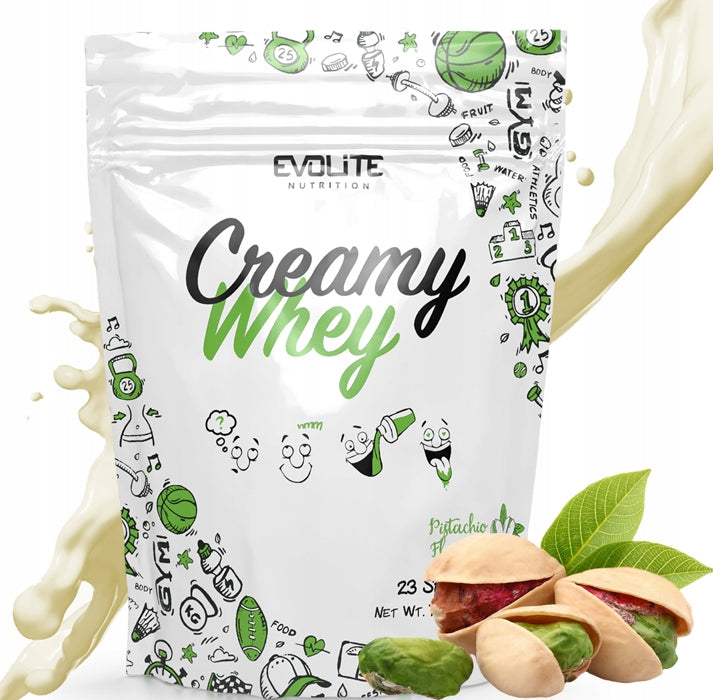 Evolite Creamy Whey 700g Pistachio PROTEIN WPC Concentrate Whey Pistachio