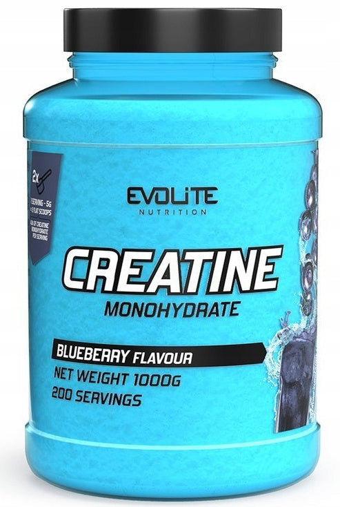 Evolite Creatine Monohydrate 1000g CREATINE MONOHYDRATE Berry Strength Mass