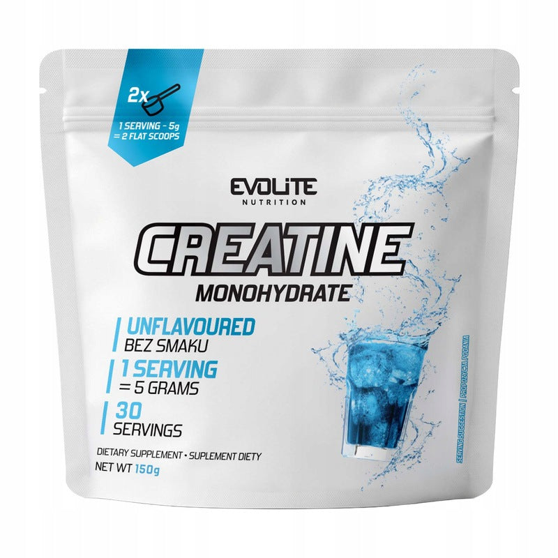 Evolite Creatine Monohydrate 30 Servings Tasteless Mass Strength Strong Creatine