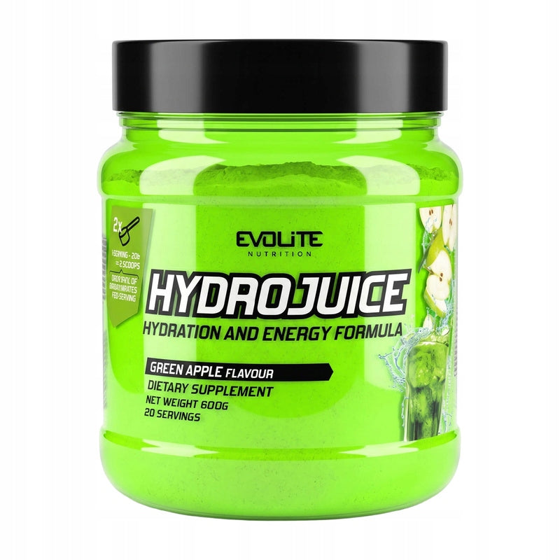 Evolite HydroJuice 600g Isotonic Electrolytes Hydration Carbohydrates Carbo Packaging status original
