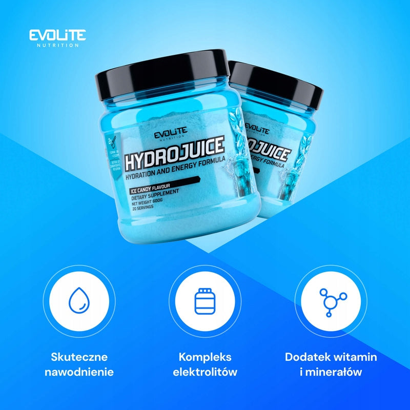 Evolite HydroJuice Carb Isotonic Electrolytes Vitamins Minerals Water Coconut Expiration date at least 1 year from the date of purchase