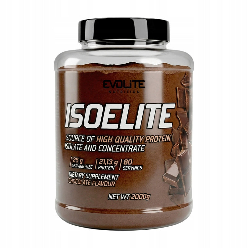 Evolite IsoElite 2000g 50:50 ISOLATE + CONCENTRATE WPI WPC 1:1 WHEY 2kg Packaging status original