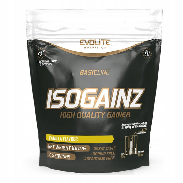 Evolite IsoGainz 1000g vanilla Brand Evolite Nutrition