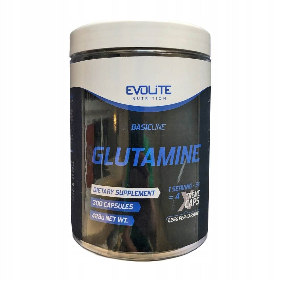 Evolite L-glutamine 1250mg Xtreme 300 kaps