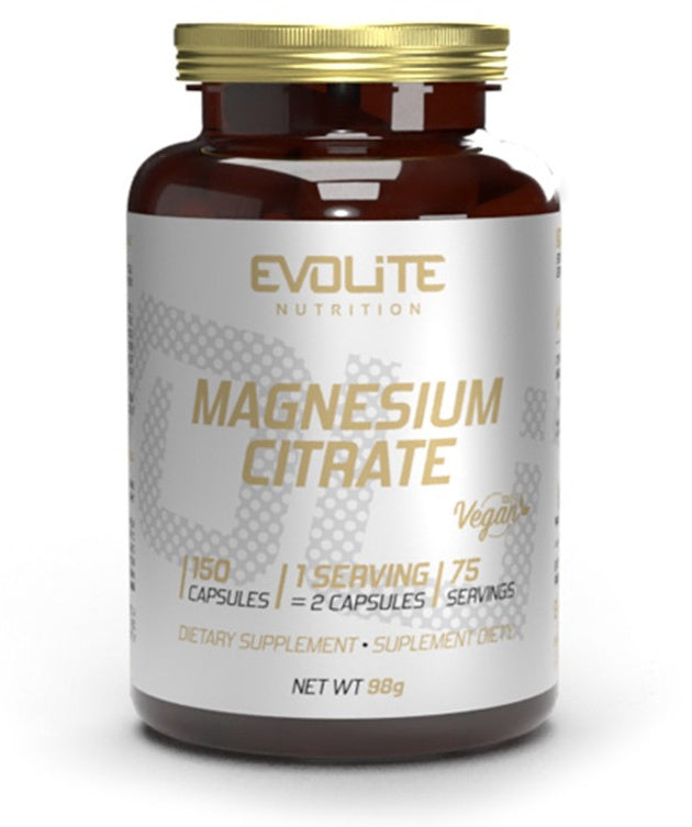 Evolite Magnesium Citrate 550mg MAGNESIUM CITRATE 150 Vcaps Magnesium
