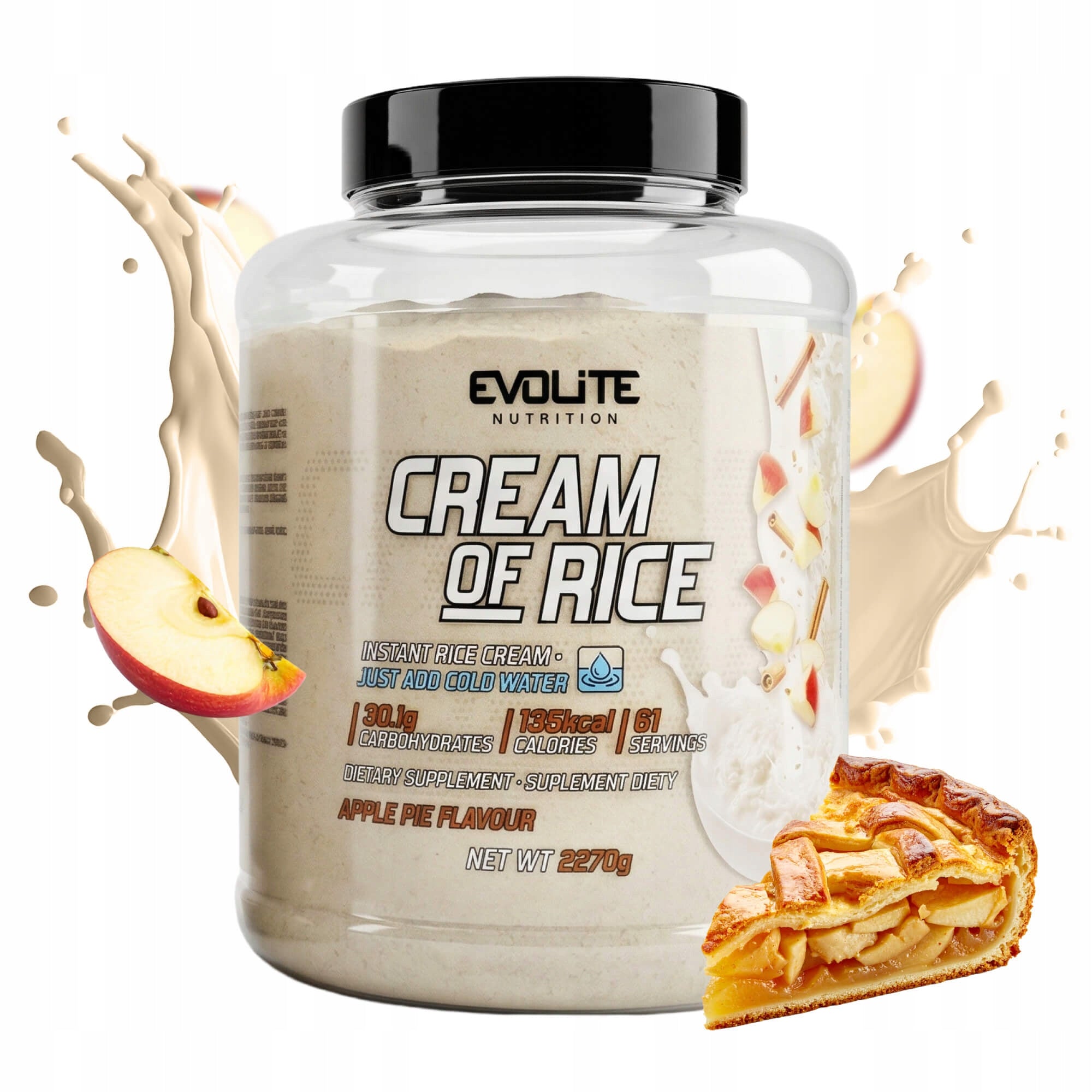 Evolite Nutrition Cream of Rice 2270 Rice Stick Energy Regeneration Carbs