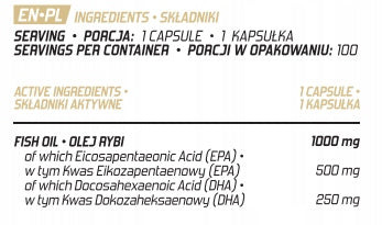 Evolite ULTRA Omega 3 1000mg EPA 500mg DHA 250mg 100 servings POWERFUL Concentrated Packaging status original