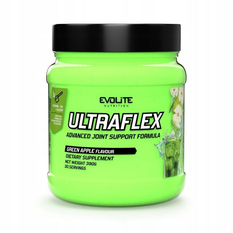Evolite Ultra Flex Green Apple 390 g JOINTS BONES CARTILAGE MSM BOSWELLIA Packaging status original