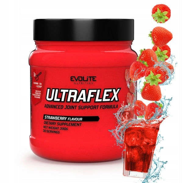 Evolite UltraFlex 390g Strawberry Brand Evolite Nutrition