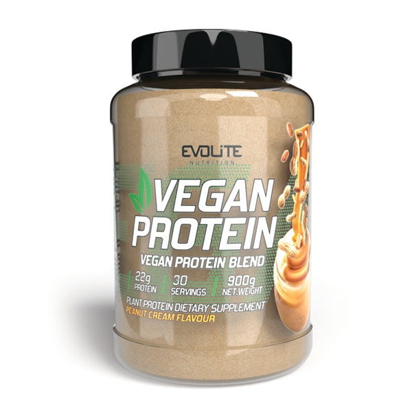 Evolite VEGAN PROTEIN 900g VEGETABLE Vegetable Protein Complex PEANUT CREAM Expiration date not specified