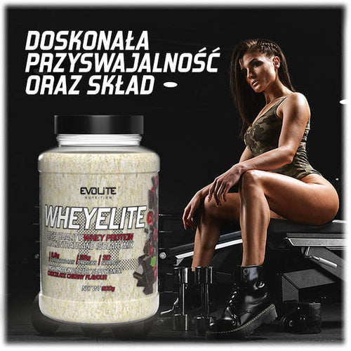 Evolite WHEYELITE 2000g Chocolate CHERRY Flavour Protein WPC PROTEIN MIX WPI Packaging status original
