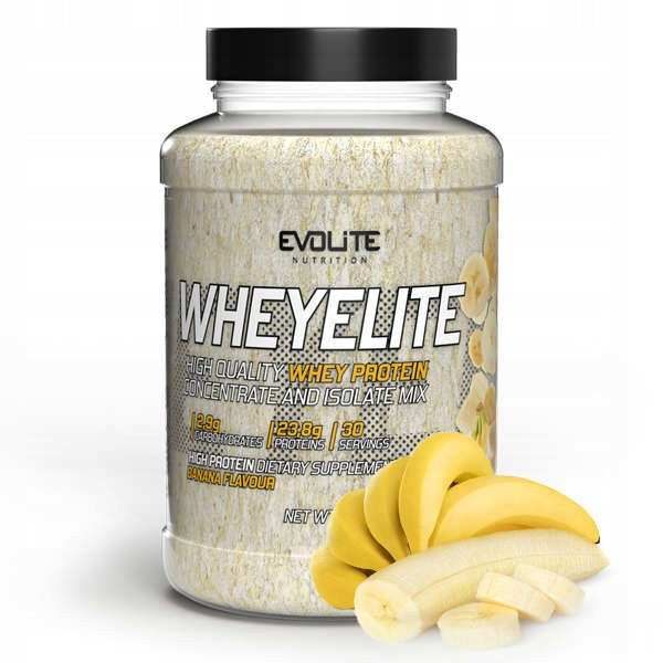 Evolite WHEYELITE 900g BANANA Flavour Protein WPC PROTEIN MIX WPI Expiration date not specified