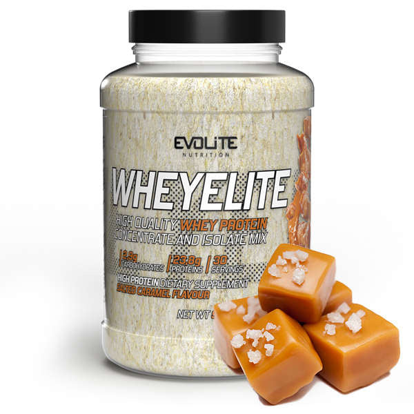 Evolite WHEYELITE 900g SALTY CARAMEL Protein WPC PROTEIN MIX WPI Expiration date not specified