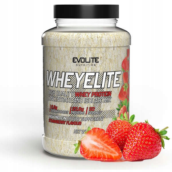 Evolite WHEYELITE 900g STRAWBERRY Flavour Protein WPC PROTEIN MIX WPI Expiration date not specified