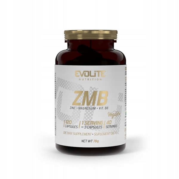 Evolite ZMB 120 kaps Regeneration Testosterone NAC ZINC MAGNESIUM GABA TRYPTOPHAN Expiration date not specified