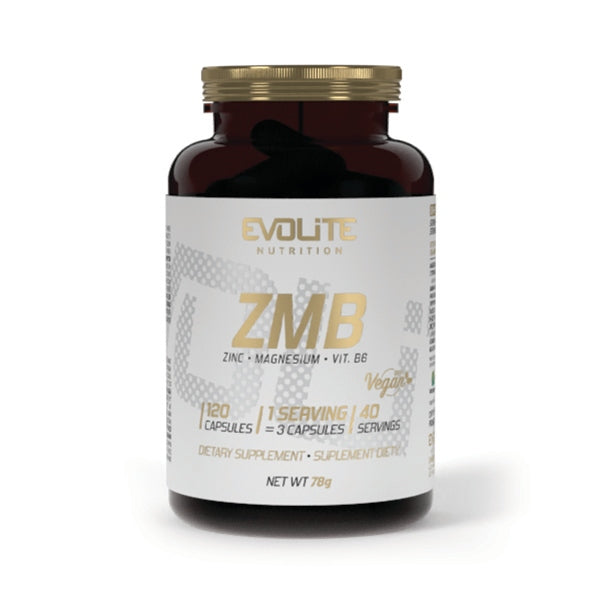 Evolite ZMB 120 kaps Regeneration Testosterone NAC ZINC MAGNESIUM GABA TRYPTOPHAN Packaging status original