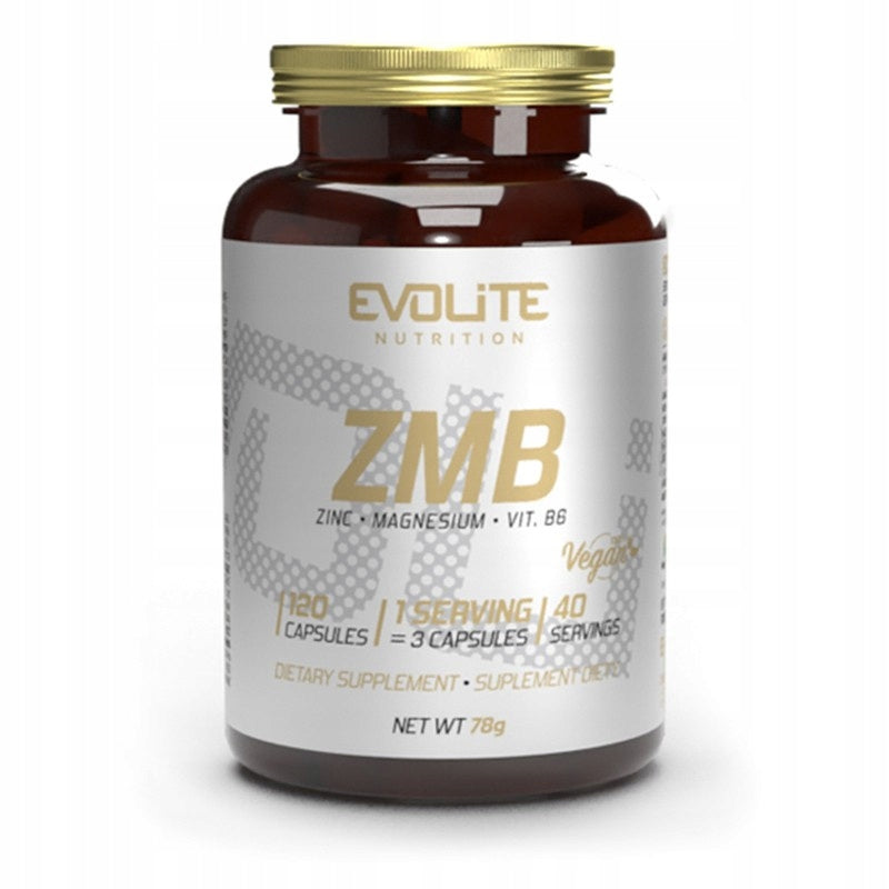 Evolite ZMB 120caps. Zinc Magnesium Vitamin B6