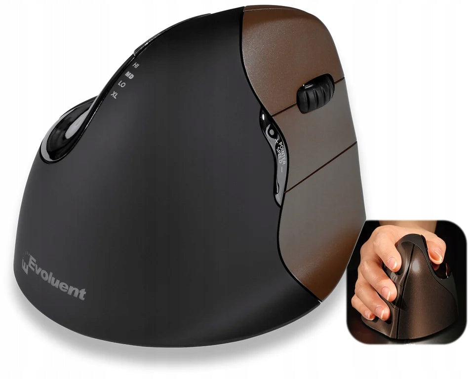 Evoluent VerticalMouse 4 Small Wireless Mouse Office Right...