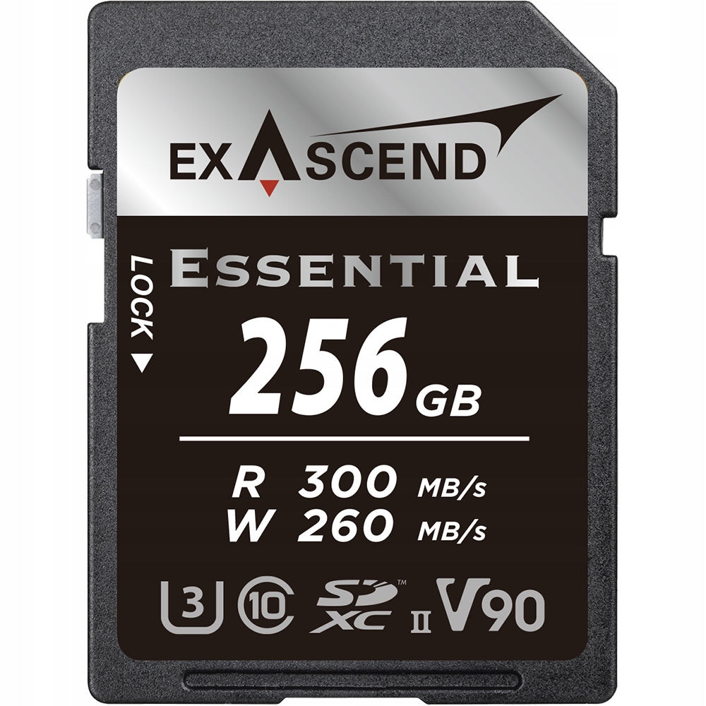 ExAscend Essential UHS-II V90 256GB memory card