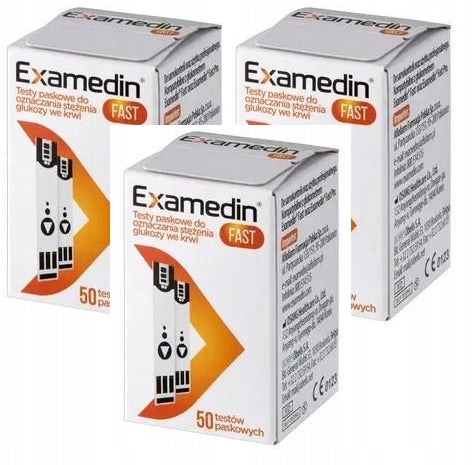 Examedin, test strips for glucose meter