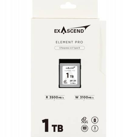 Exascend Element Pro CFexpress B 4.0 1TB card Manufacturer no brand