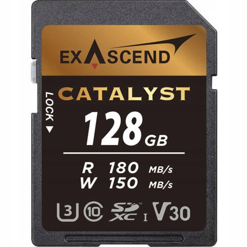 Exascend SDXC Catalyst UHS-1 V30 128GB 180MB/s Memory Card