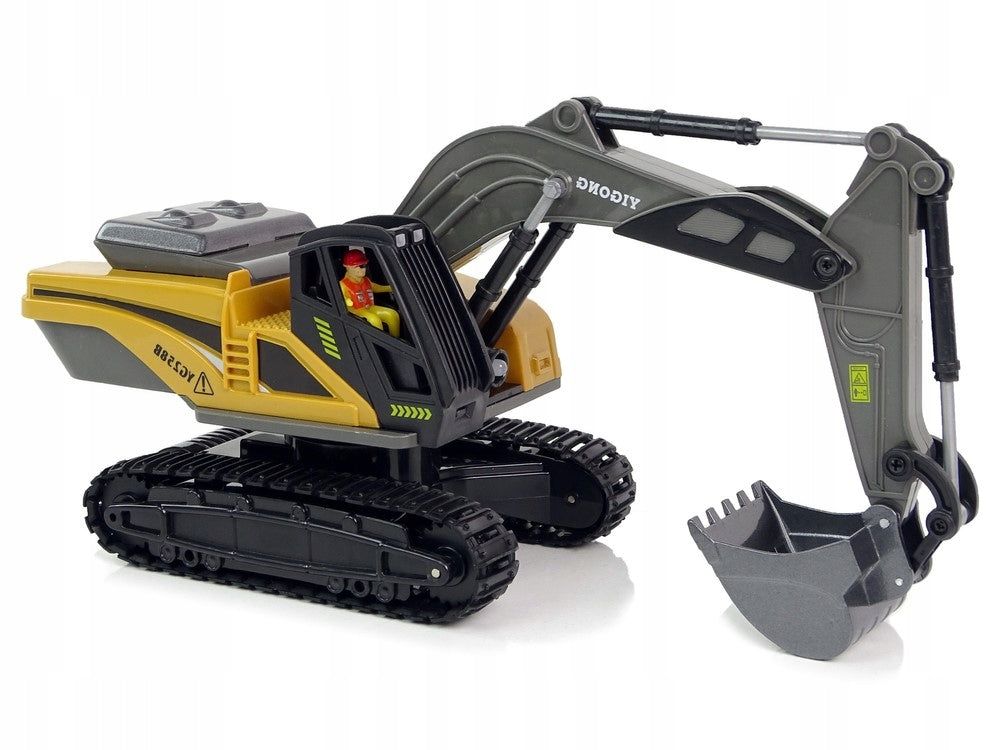 Excavator remote controlled large bulldozer RC light sound excavator charger Manufacturer code Koparka zdalnie sterowana