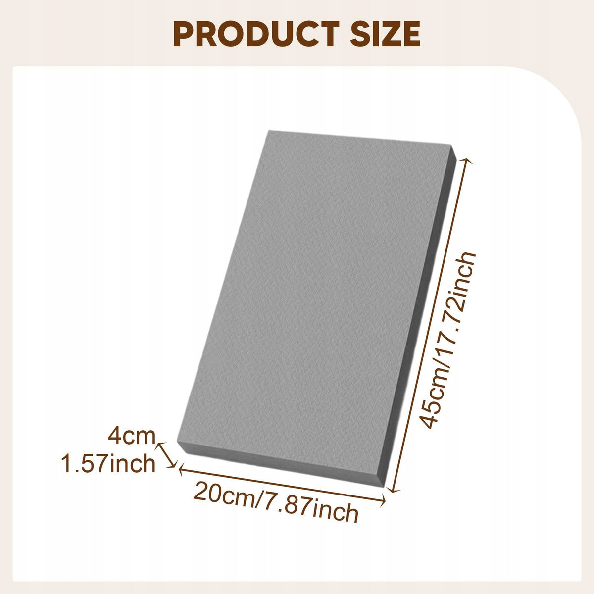 Exercise Balance Pad Anti Slip Foam Mat Stability Cushion 45x20x4cm Packaging status original