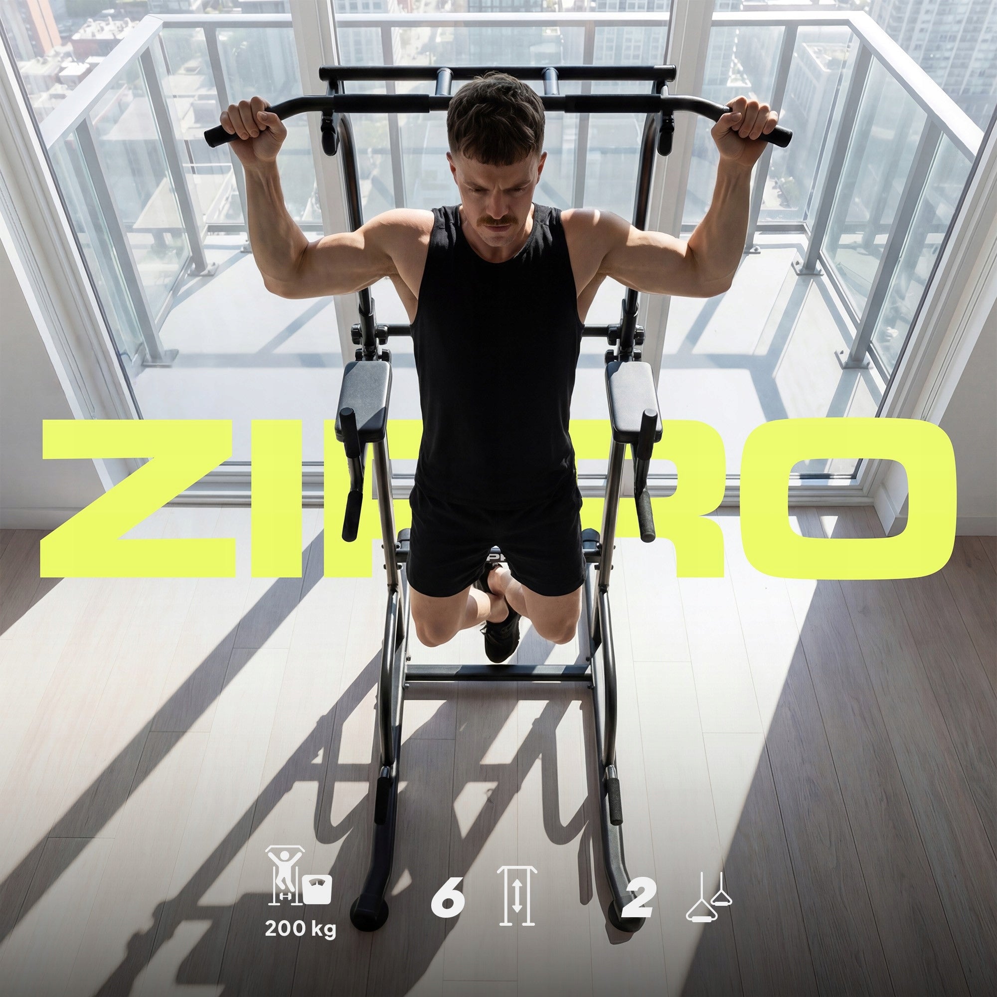 Exercise Handrails Dip Pull-Up Bar Adjustable Multifunctional Zipro Manufacturer code 15790383