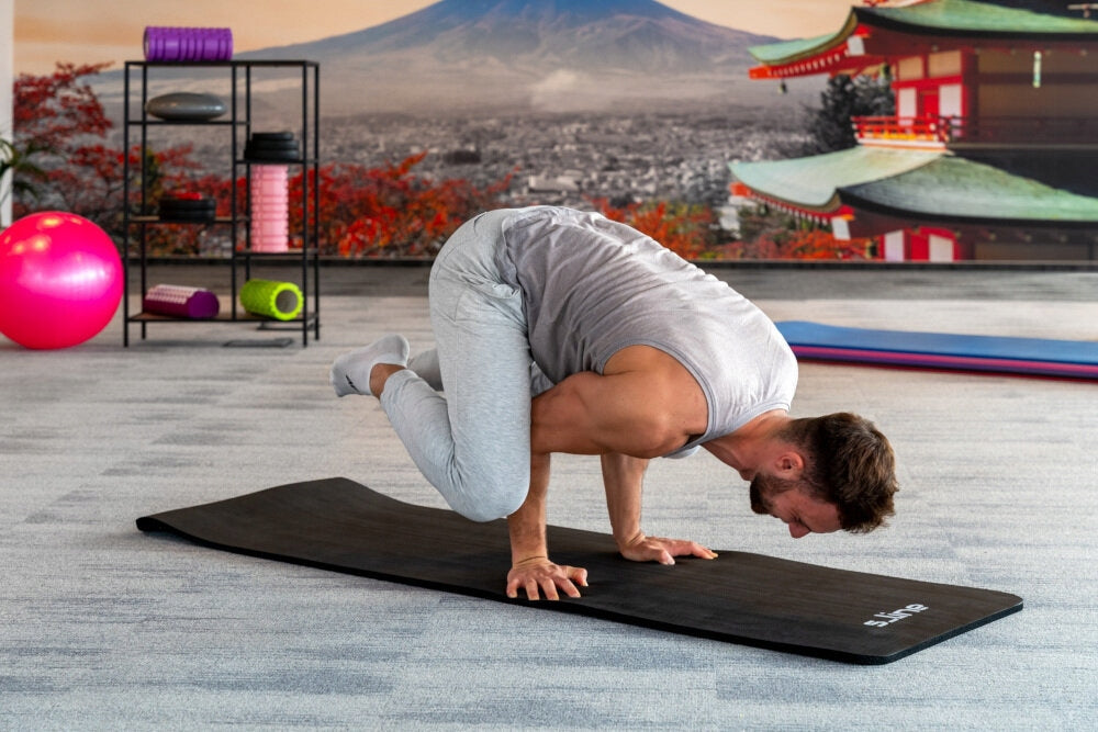 Exercise Mat S-LINE SA006K Black Kind for training