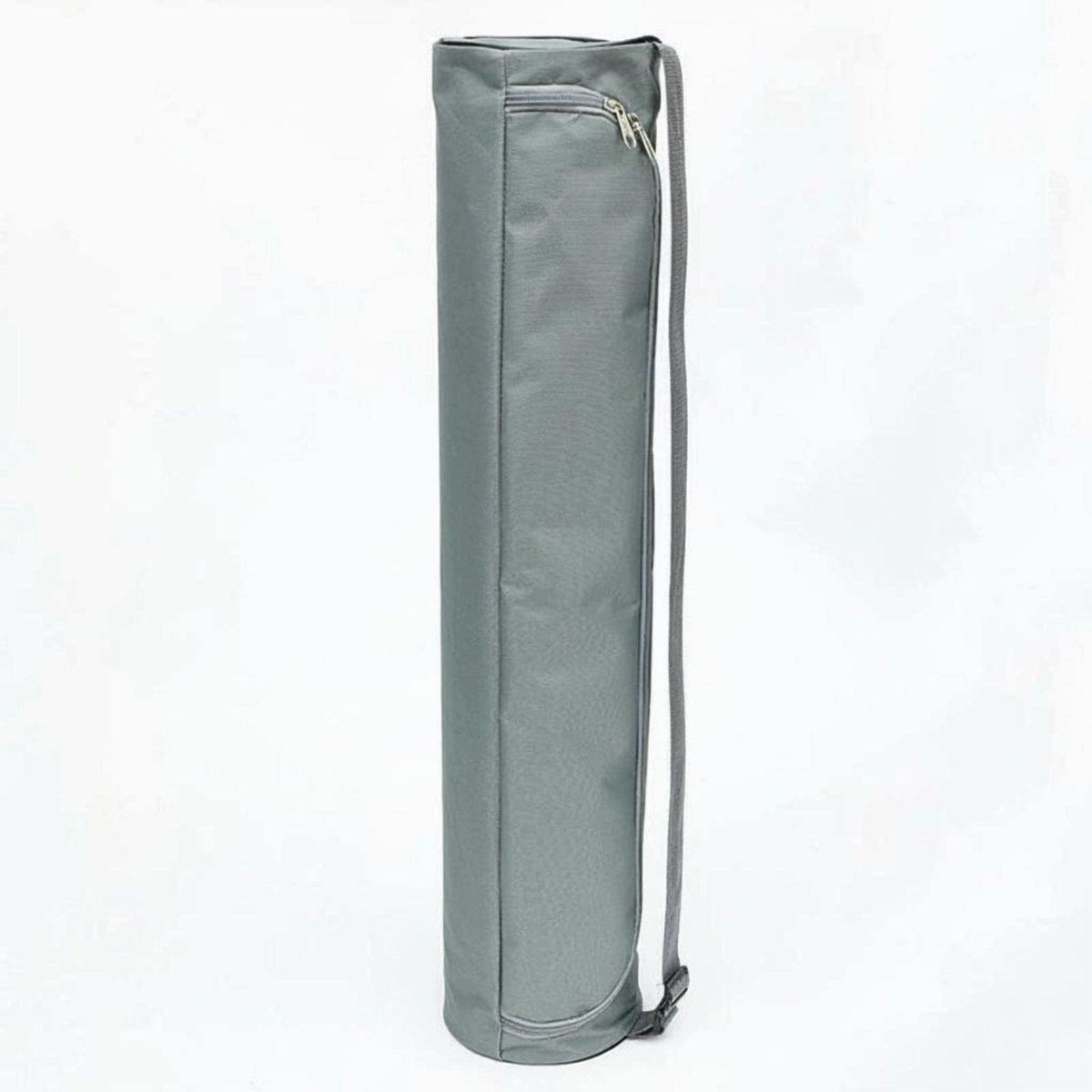 Exercise Mat Storage Bag Yoga Pack with Full Zipper Oxford Cloth Gray