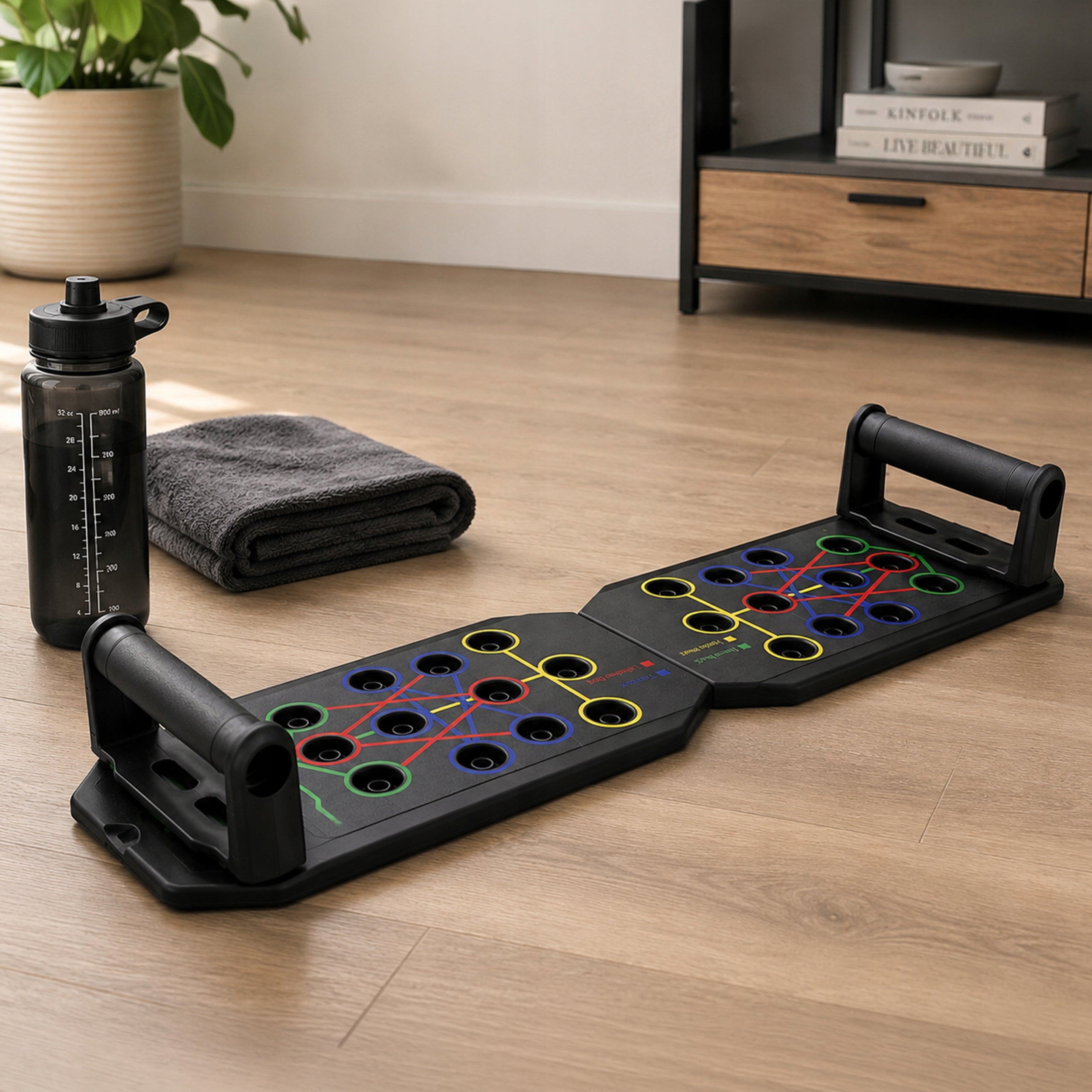 Exercise Pump Board Push Up Board Holders Solid Multi-Functional Height 1 cm