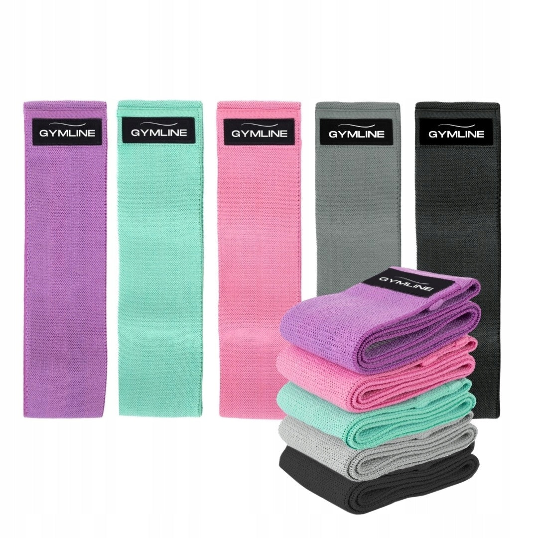 Exercise Rubber Material Tapes - Set of 5 + BAG Brand VitaFarm