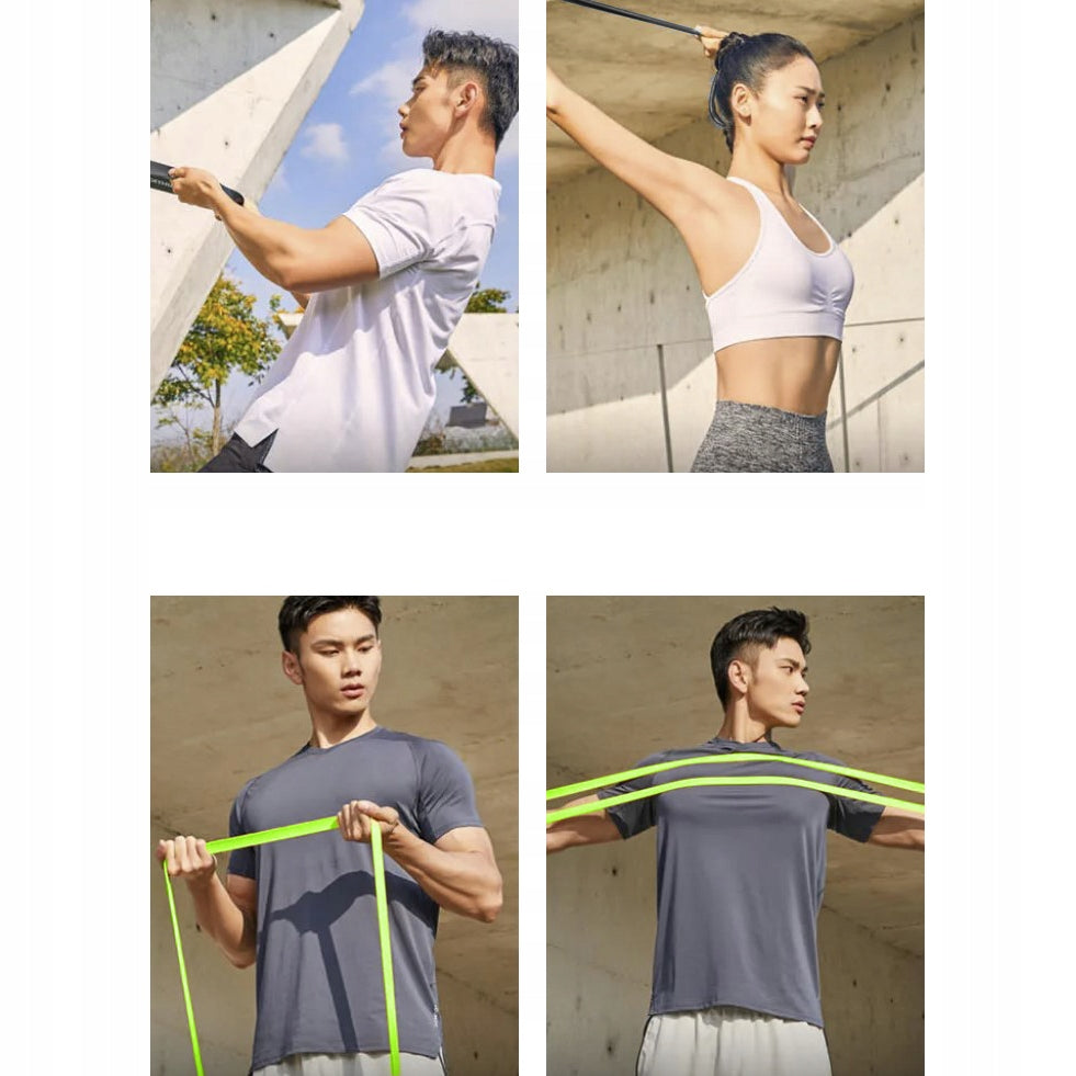 Exercise Rubber Resistance Fitness Set Rubber Band 4 Tapes Thick 4mm HQ Hook EAN (GTIN) 5900779952423