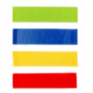Exercise Rubbers 4 Pack Color multicolor