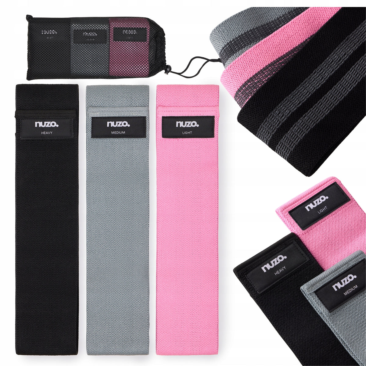 Exercise Rubbers SET MATERIAL TAPES FITNESS MINI HIP BAND for buttocks