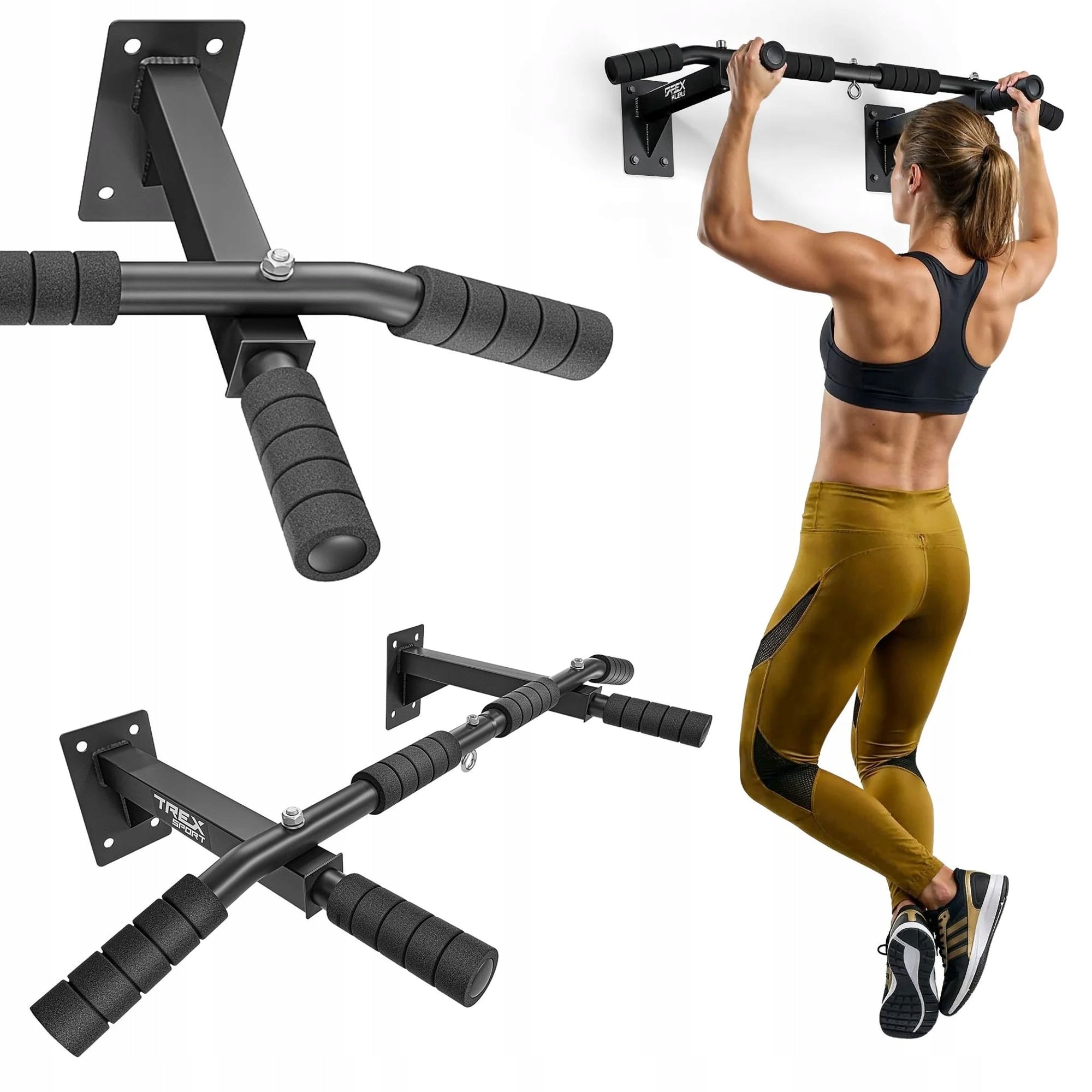 Exercise Wall Pull-Up Bar Bag Holder 250kg Trex Sport