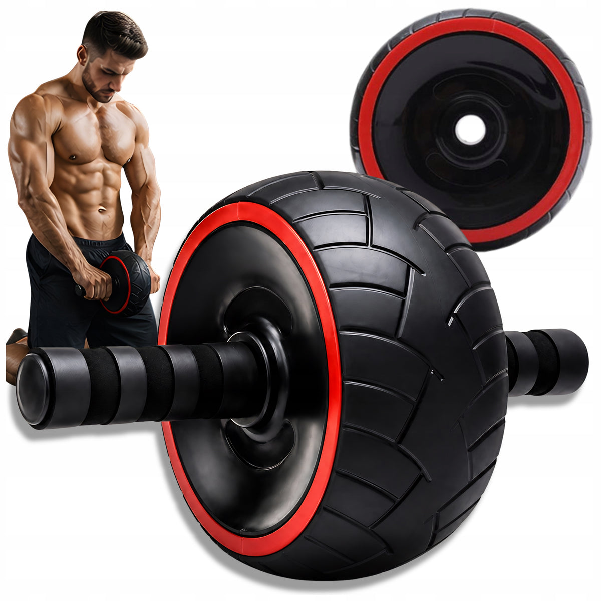 Exercise Wheel Single 14 cm Abdominal Muscles Reinforcement ABS AB Wheel