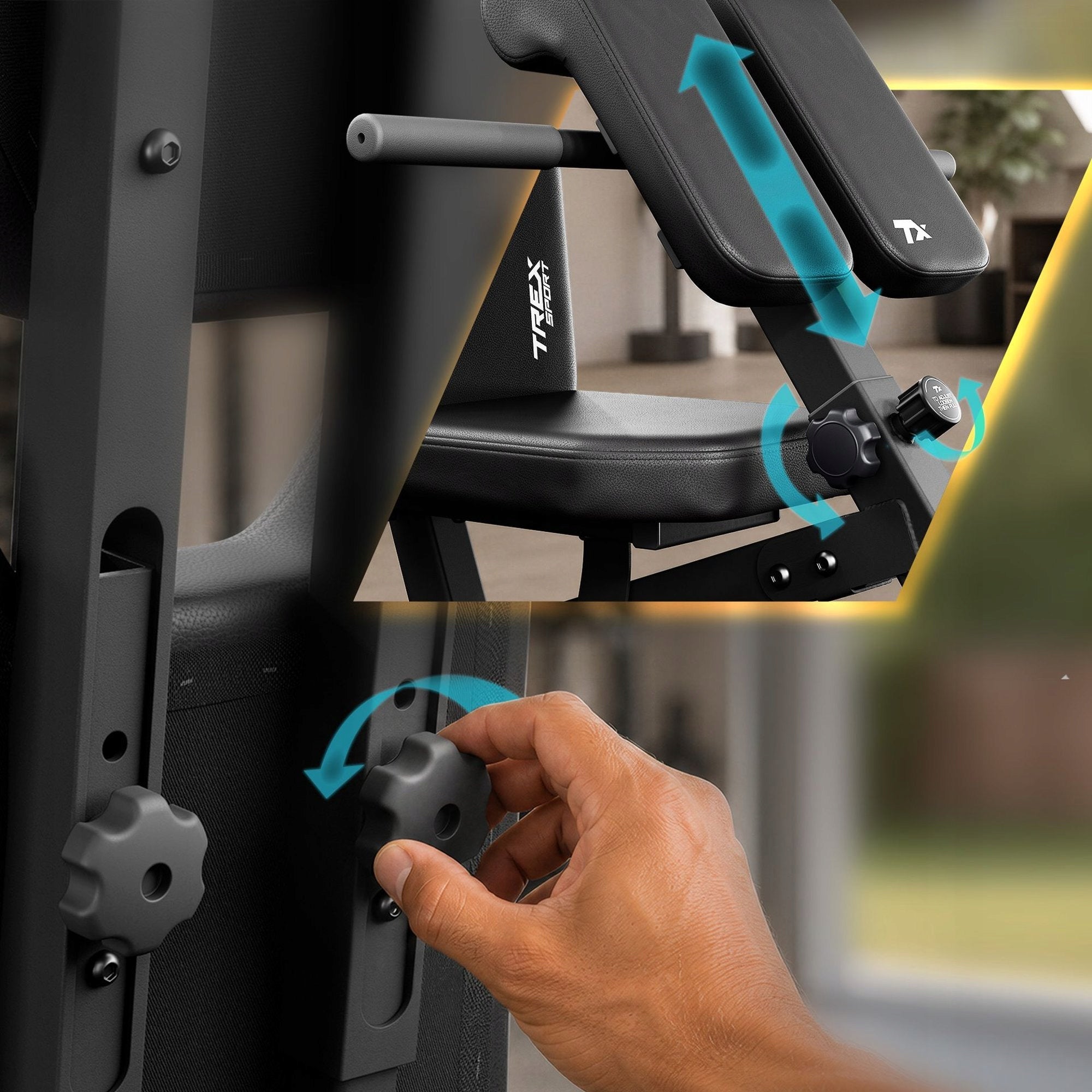 Exercise bench adjustable prayer book Trex Sport Manufacturer code TX-200B