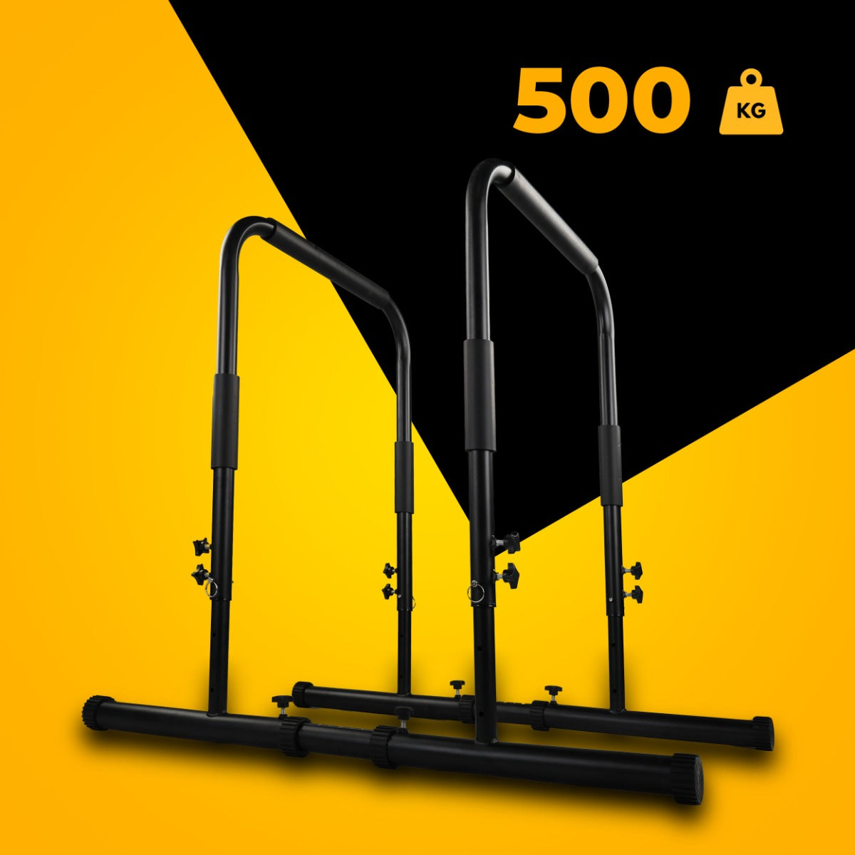 Exercise handrails 500kg dips multifunctional with non-slip adjustment Packaging status original