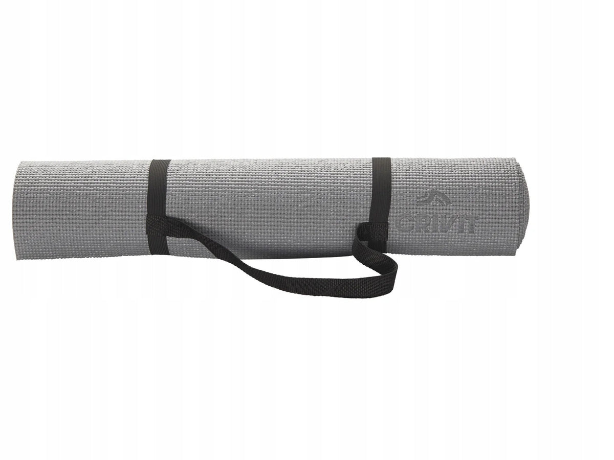 Exercise mat Crivit 183 cm x 61 cm grey Manufacturer code MATA DO ĆWICZEŃ FITNESS JOGI