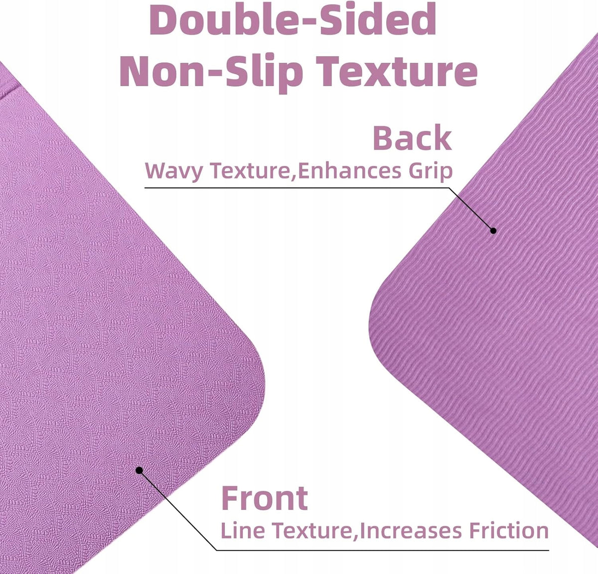 Exercise mat NA 183 cm x 61 cm purple