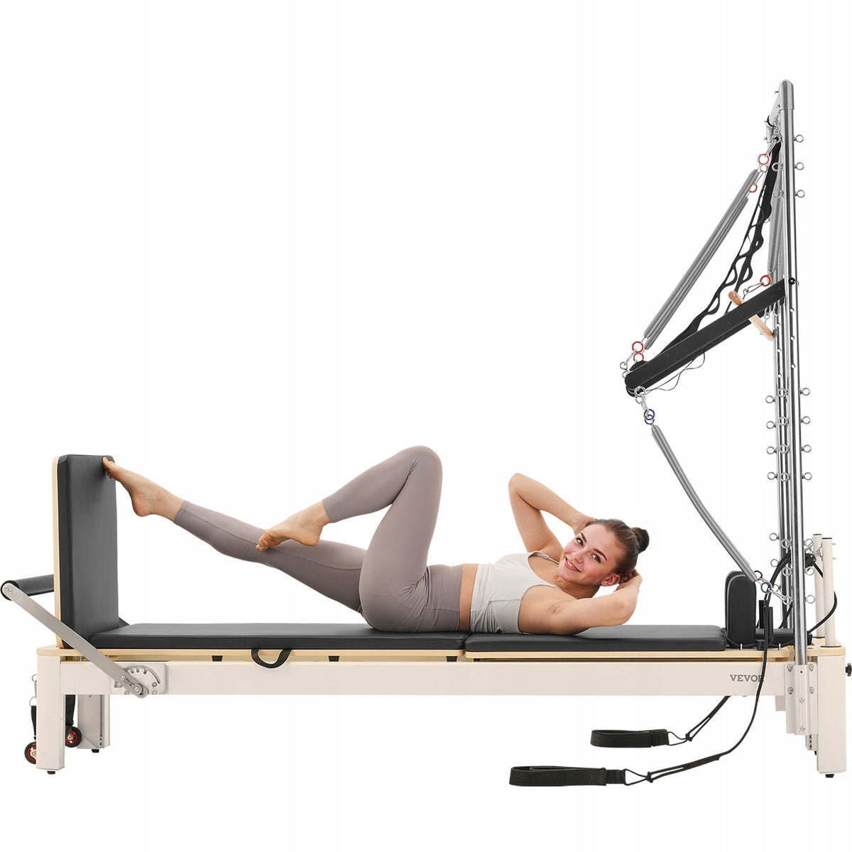 Exercise mat Vevor 245 cm x 76 cm black Length 245 cm