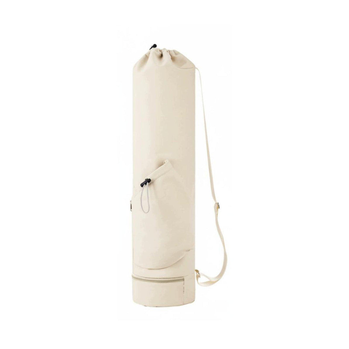 Exercise mat carrying bag Multiple Pockets Exercise Mat Storage Bag Beige