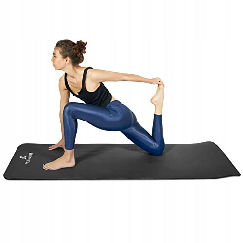 Exercise mat prosourcefit 180 cm x 60 x 1,3 cm black Brand prosourcefit